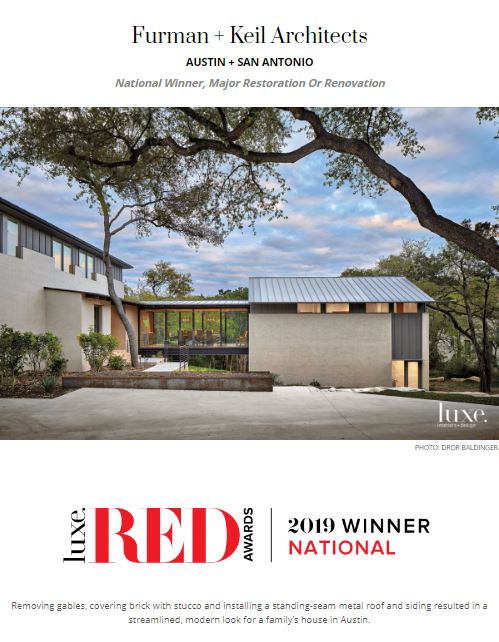 Luxe Red 2019 Award Winner Custom Built Home
